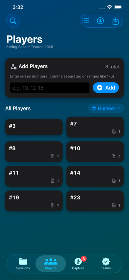 Players screenshot